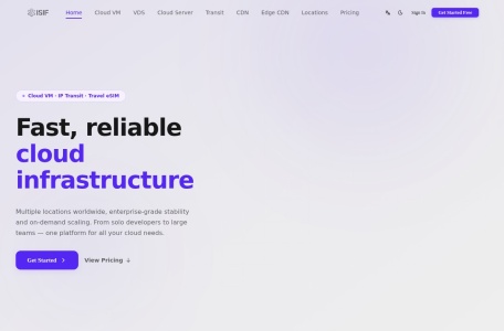 ISIF Cloud – 国外云服务器与海外VPS商家