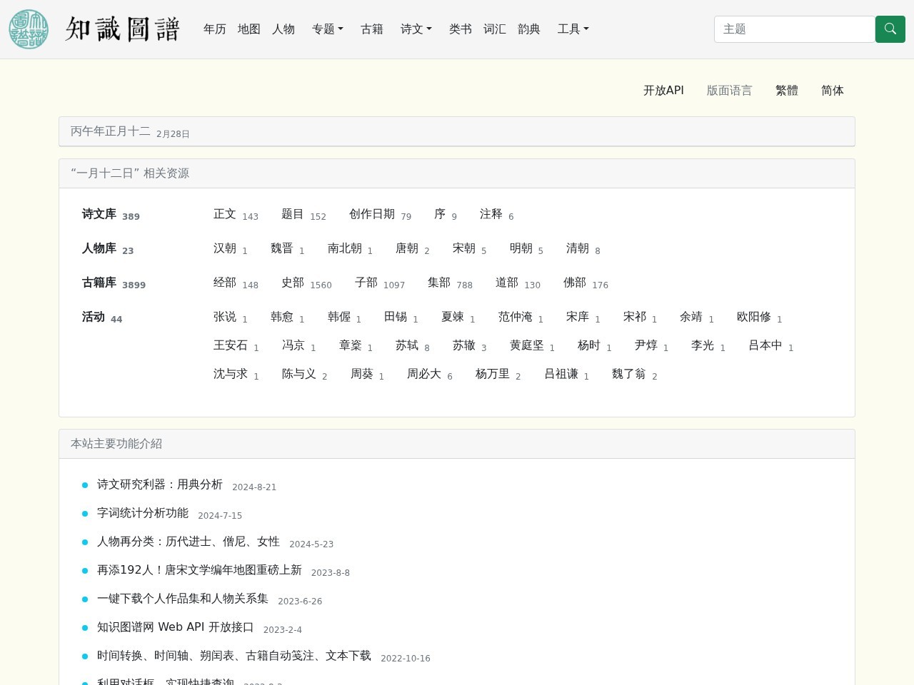 古籍文献知识图谱