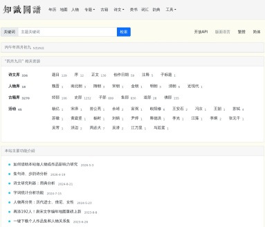 古籍文献知识图谱网