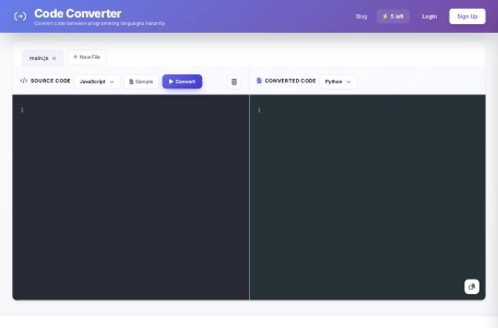 Code Language Converter