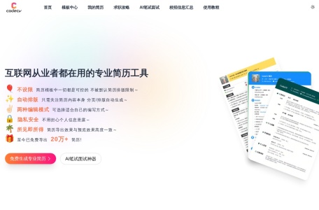 CodeCV简历