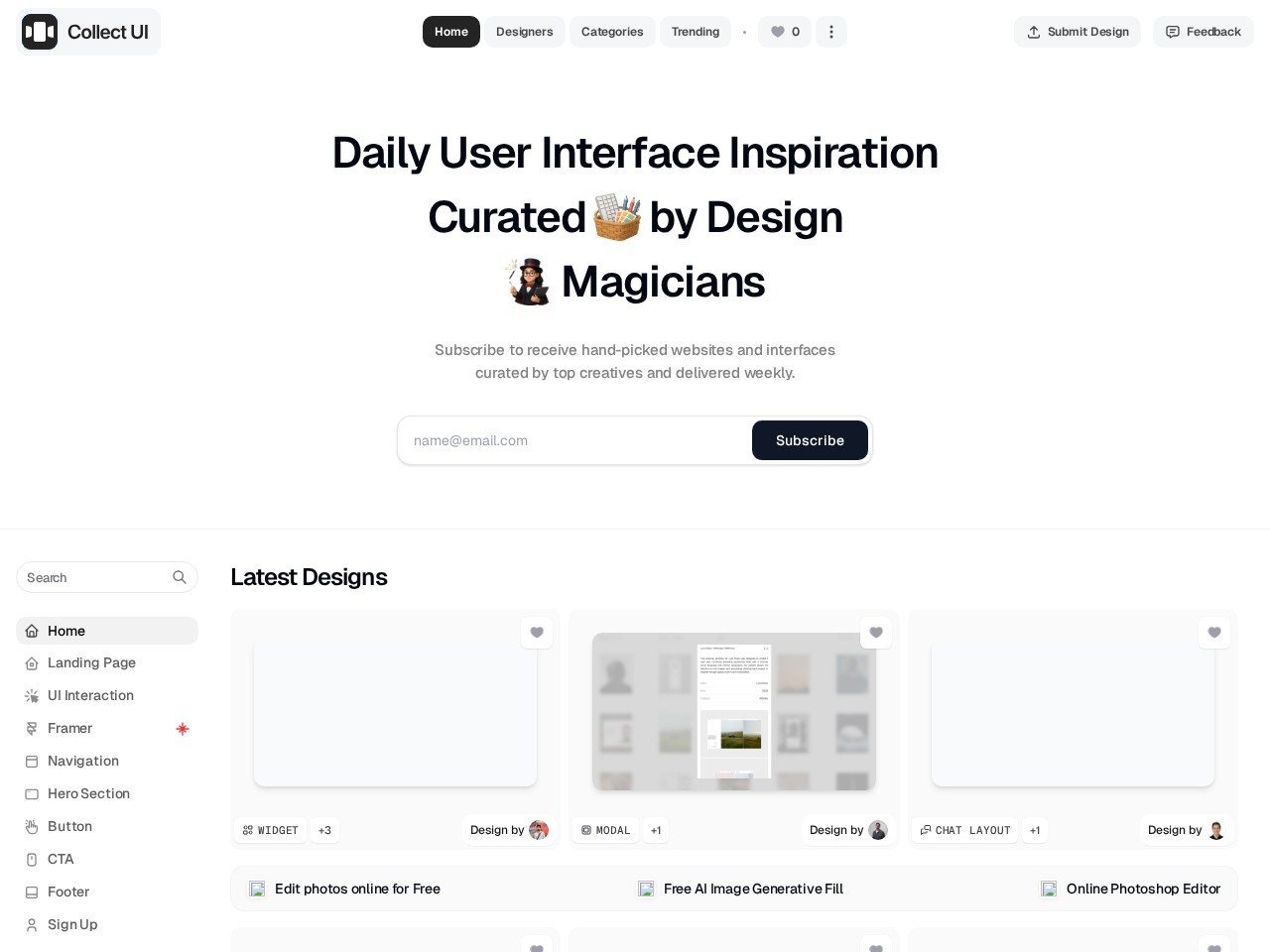 Collect UI