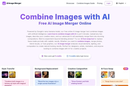 AI Image Merger-我爱网址导航