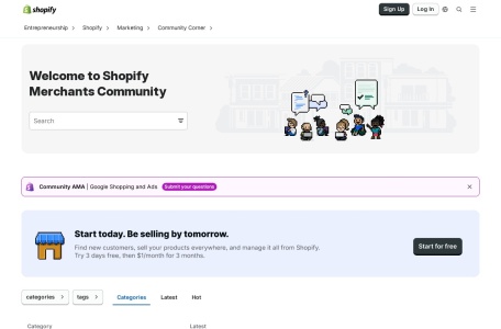 Shopify官方社区_为商家、合作伙伴、专家,以及那些期望详细了解 Shopify 的人员提供了讨论论坛