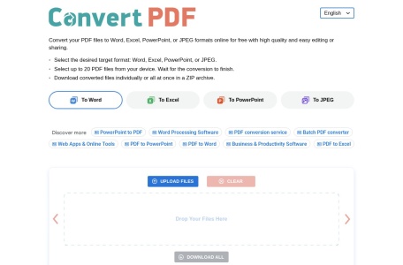 ConvertPDF 在线 PDF 转换器