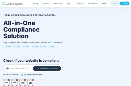 Web Cookies Scanner
