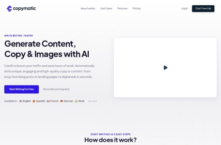 AI Copywriter & Content Writer