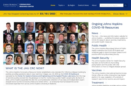 COVID-19 全球疫情实时地图