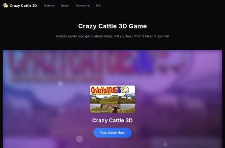 在线疯狂羊3D大逃杀-Crazy Cattle 3D