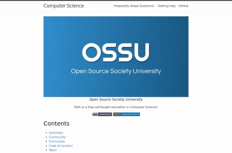 OSSU Computer Science