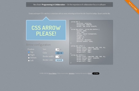 CSS ARROW PLEASE