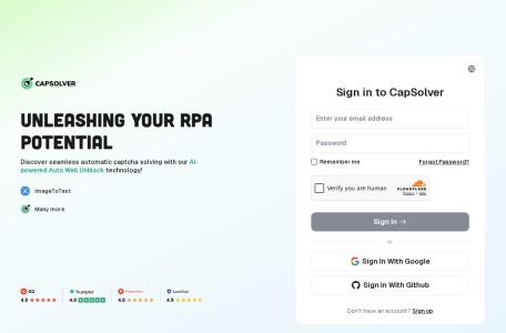 CapSolver – 自动验证码解决方案服务