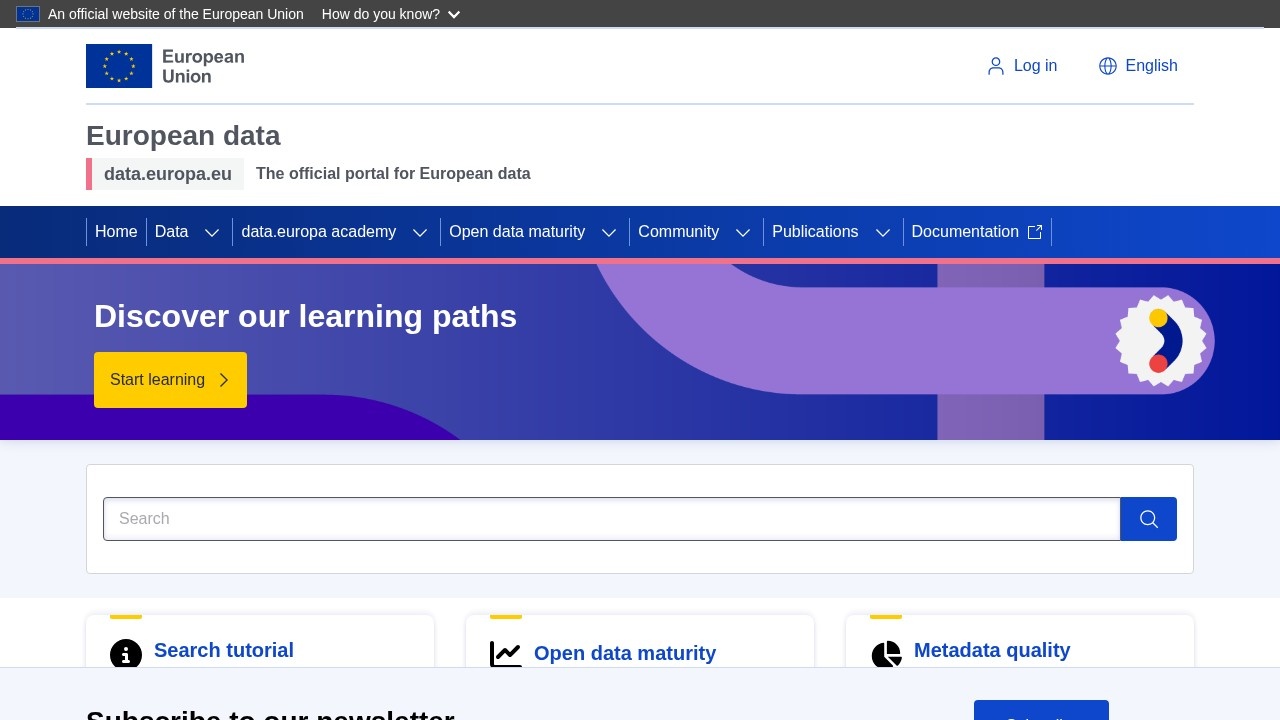 EU Open Data Portal