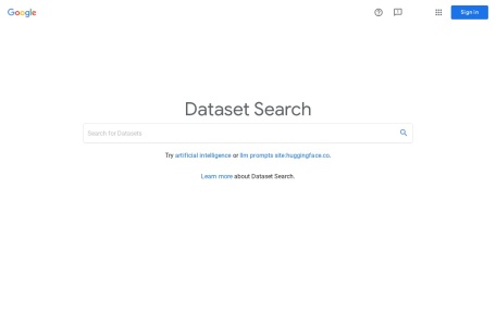 Dataset Search