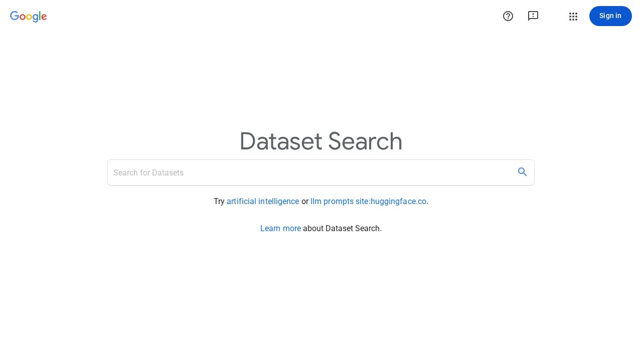 Google Dataset Search