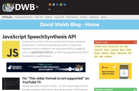 David Walsh Blog