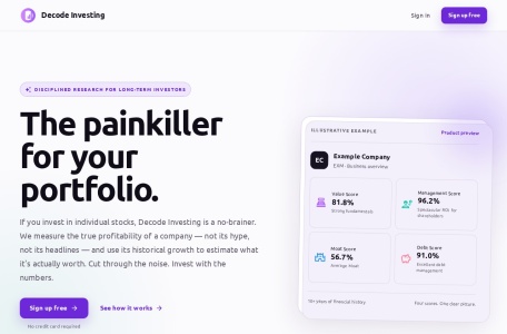 Decode Investing