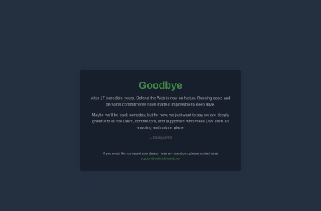 Defend the Web