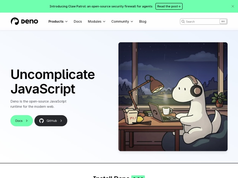 Deno – 现代 JavaScript 与 TypeScript 运行时