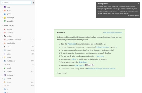 devdocs-程序员编程语言百科