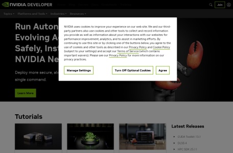NVIDIA Developer – AI与GPU计算开发平台