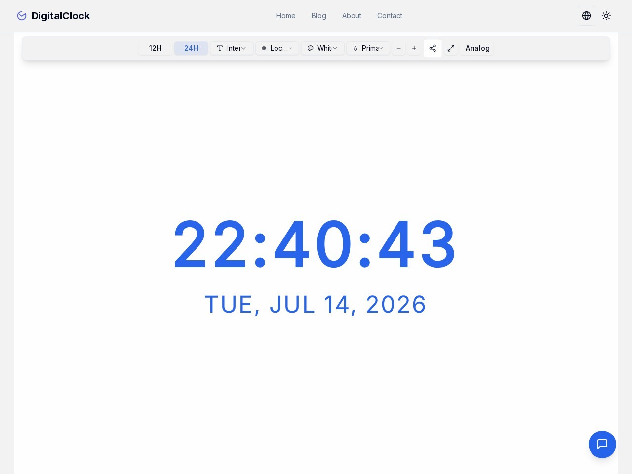 Time Screen