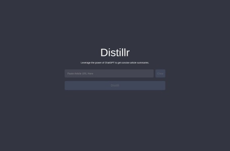 Distillr