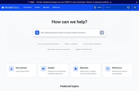 Docker 官方文档平台