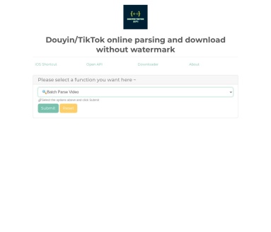 抖音无水印下载