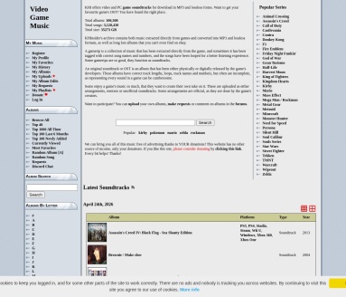 KHInsider游戏原声下载站