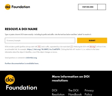DOI号解析