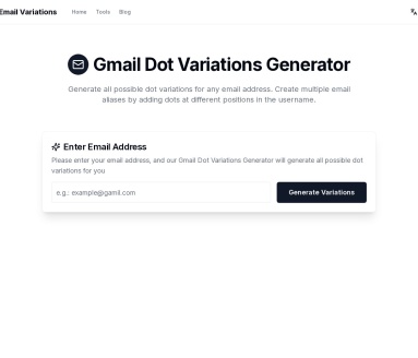 Email Variations