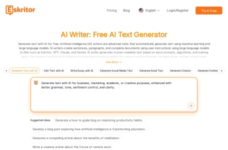 Eskritor AI
