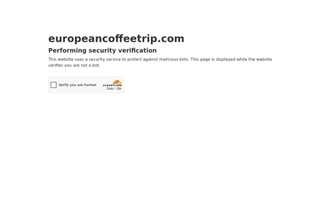 European Coffee Trip