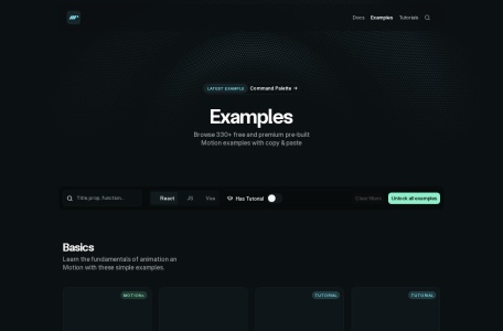 Motion One Vue Examples