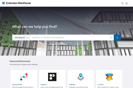 SketchUp Extension Warehouse