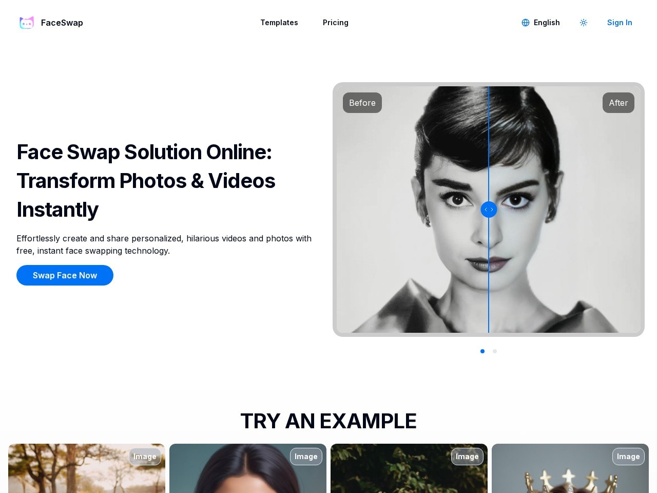 FaceSwap – 在线免费换脸平台
