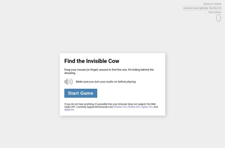 Find the Invisible Cow