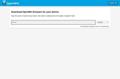 OpenWrt Firmware Selector