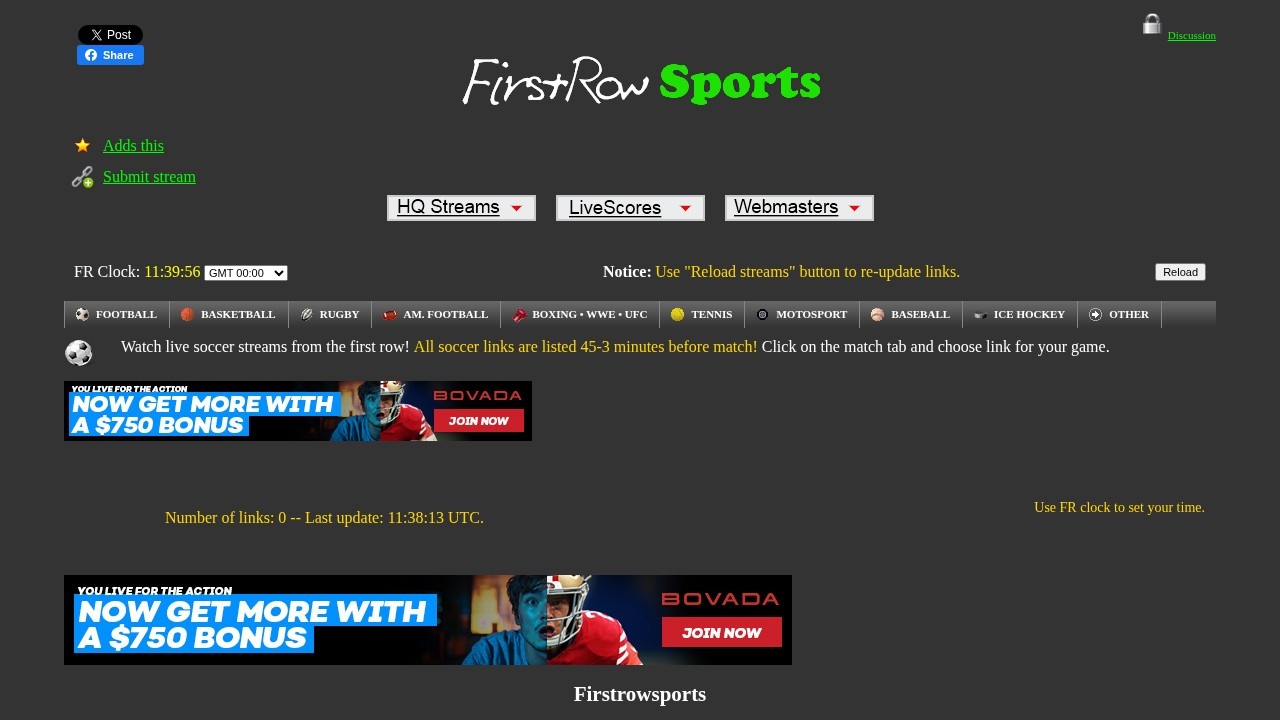 First Row Sports