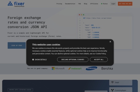 Fixer API