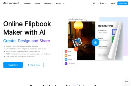 FlipHTML5 AI Ebook Generator