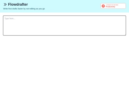 Flowdrafter