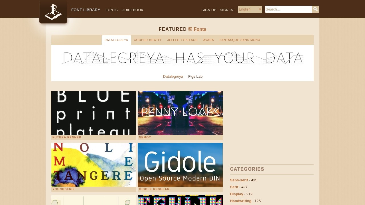 Font Library
