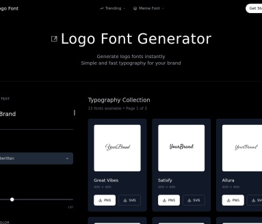 Logo Font Generator