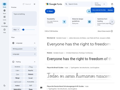 Google Font