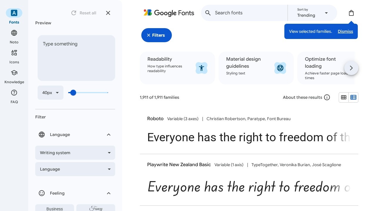 Google Font