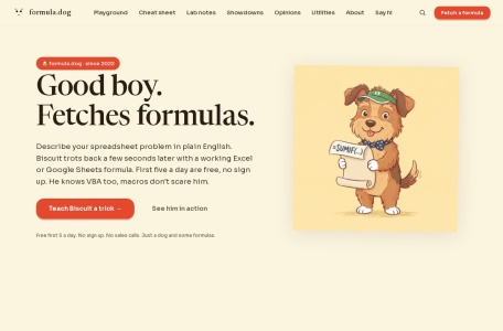 Formula Dog