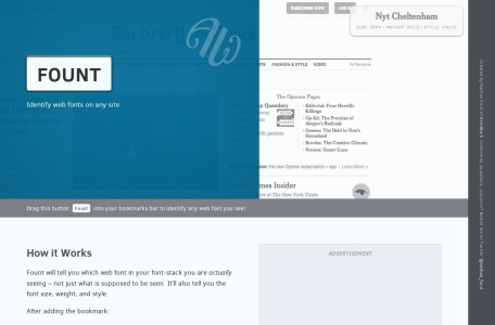 Fount &middot; Identify any web font you see.