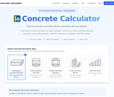 Concrete Calculator